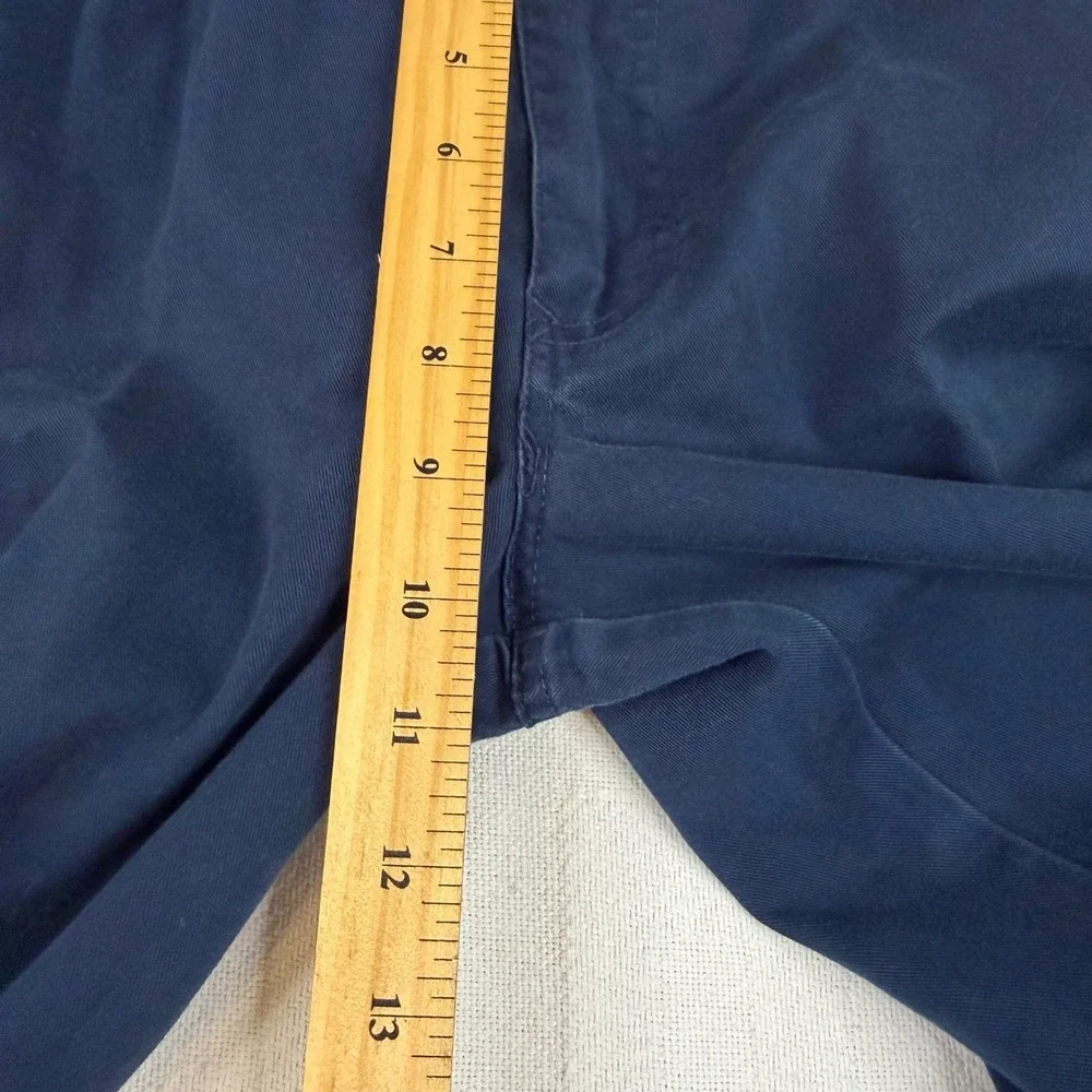 Vintage Esprit Sport Navy Blue High Waisted Straight Leg Chino Pants Size 3/4